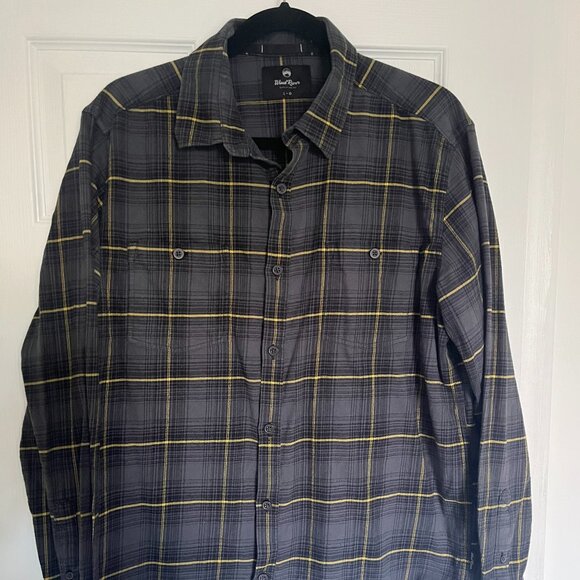 Wind River Black and Yellow Flannel Shirt - Picture 1 of 8
